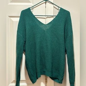 Women’s twisted back sweater